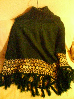 交換　ポンチョ