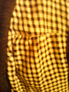 交換　チェックカーデ２