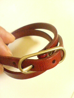 交換　皮ブレス