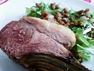 090523ラムラックレンズ豆添え