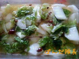 白菜山椒漬け
