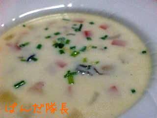 牡蠣のチャウダー