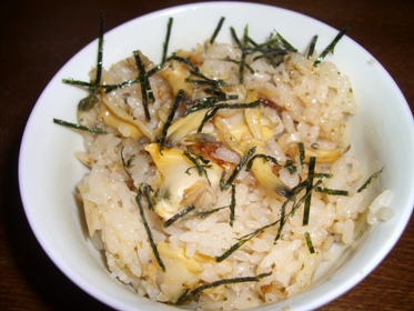 アサリの炊き込みご飯♪