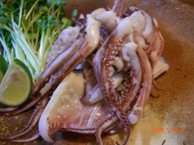 イカゲソ焼き