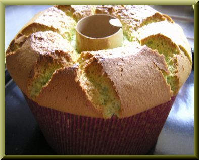 抹茶シフォンケーキ