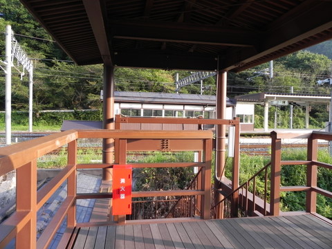 山寺駅の展望台山形20100823