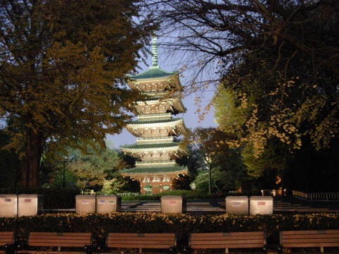 五重塔上野動物園2009.12.09.