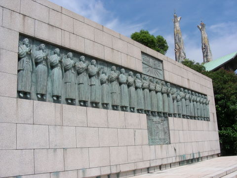 日本二十六聖人記念碑（舟越 保武　作品）20090821