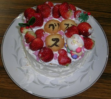子どもたちのクリスマスケーキB