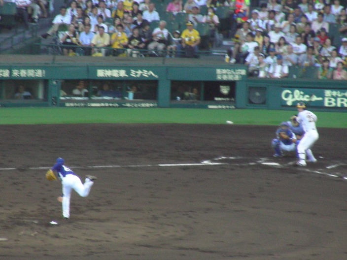 新井選手久しぶりのスタメン