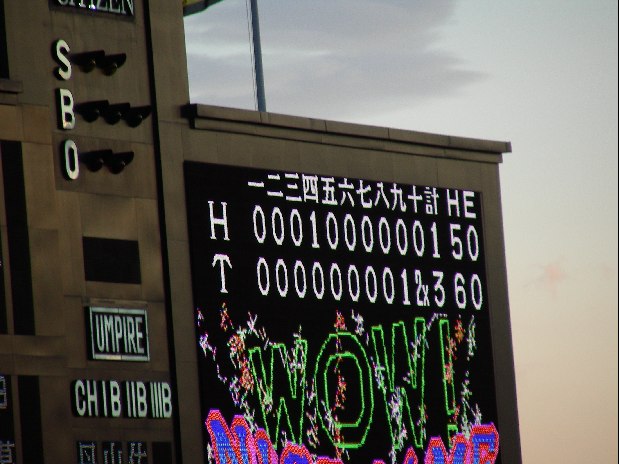 ソフトバンク戦スコア