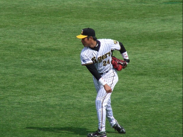 桧山選手新ユニフォーム