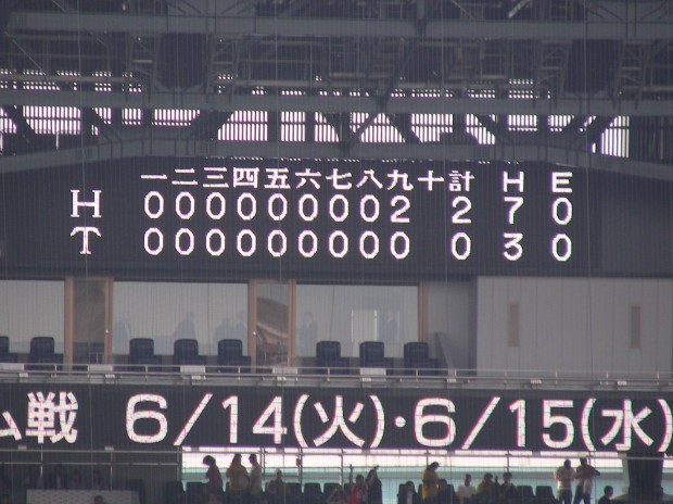 ソフトバンク戦スコア