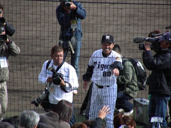 ホームラン直後