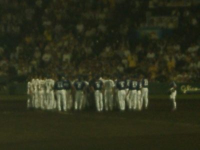 桧山への危険球