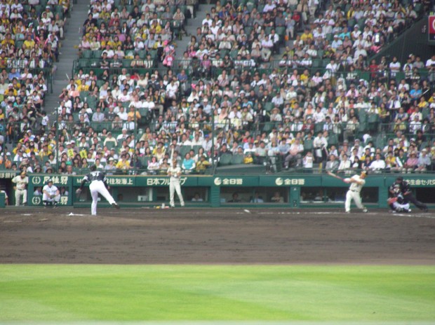 金澤投手VS金本選手