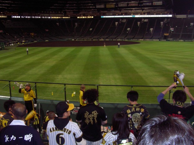 応援団と最後まで