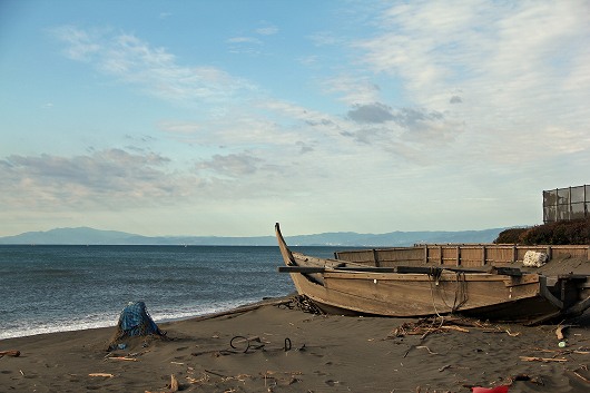 茅ヶ崎付近の海岸