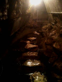 水が流れてます