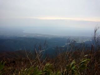 富山湾一望