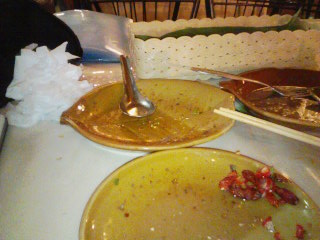 イサーン料理（食後）