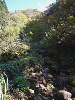 沢の横断