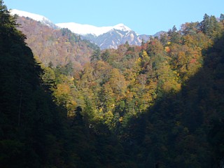 後立山連峰の新雪
