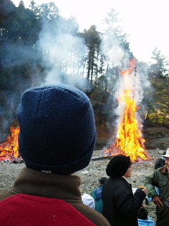 どんど焼き２