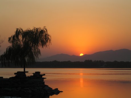 1113頤和園夕日