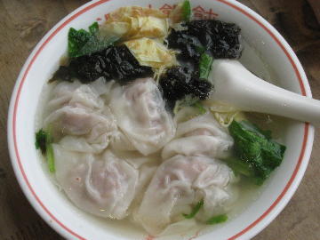 ジェイの行っていた店２回目ワンタン