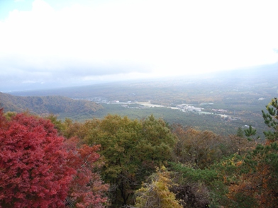 紅葉台の展望台より