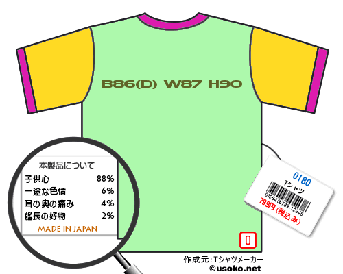 こんなTシャツ売れません