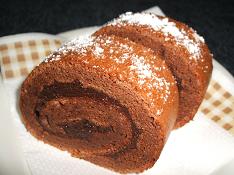 ココアロールケーキ