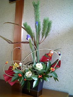 2007.12.29　お正月のお花