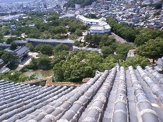 天守閣から
