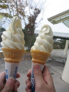 蒜山のソフトクリ－ム♪