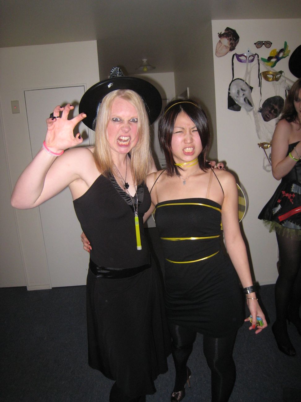 witch and bumble bee