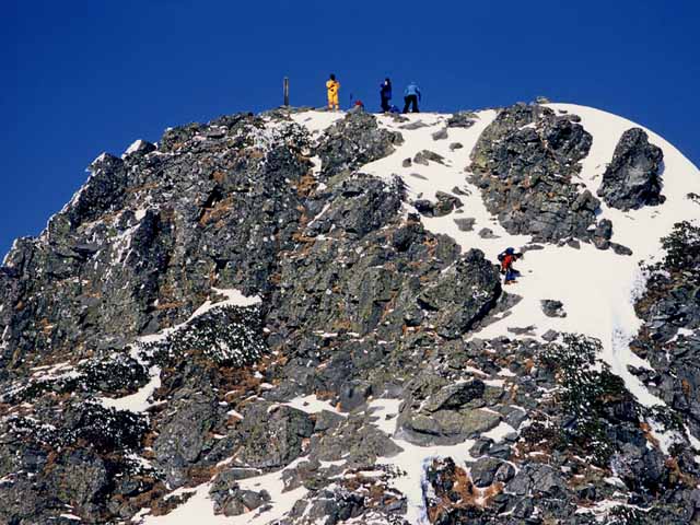 西穂高岳独標３