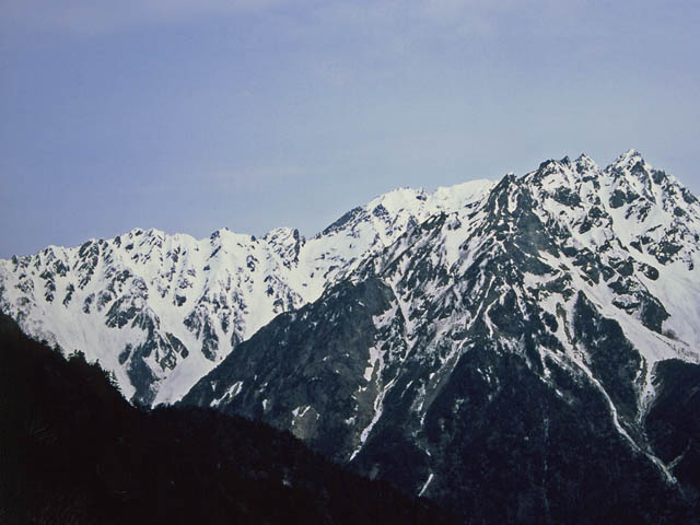 徳本峠への登りから１