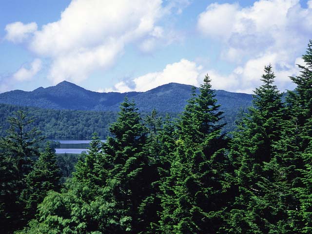 沼山峠から見た尾瀬沼