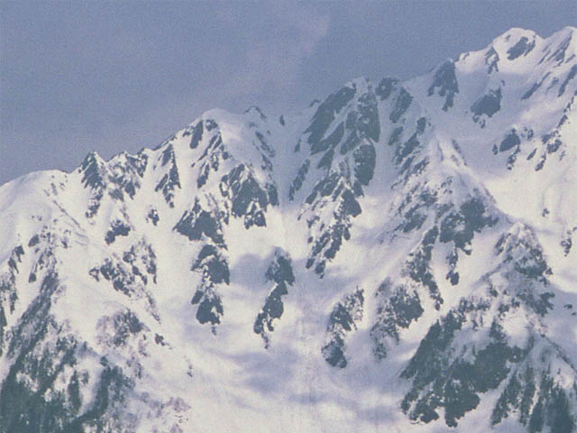 西穂高岳アップ