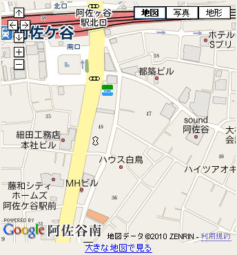 ★ 阿佐ヶ谷 周辺　googleマップ ★