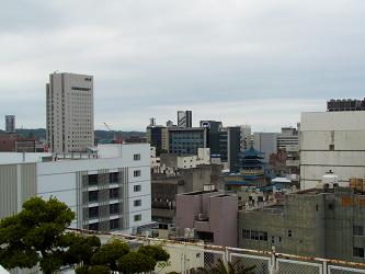 大和屋上から