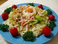 サラダうどん
