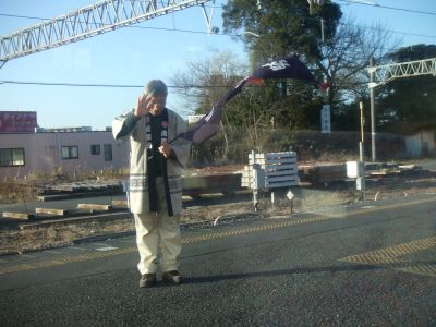 100109_成田山お見送り＠成田駅