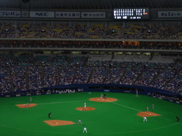 ナゴヤドーム　阪神ｖｓ中日