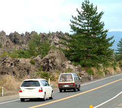 溶岩道路