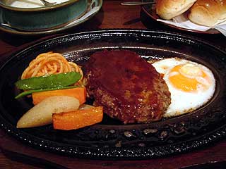 ちぇっく：ハンバーグ