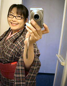 チェックのキモノ