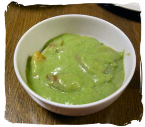 カブの葉のシチュー